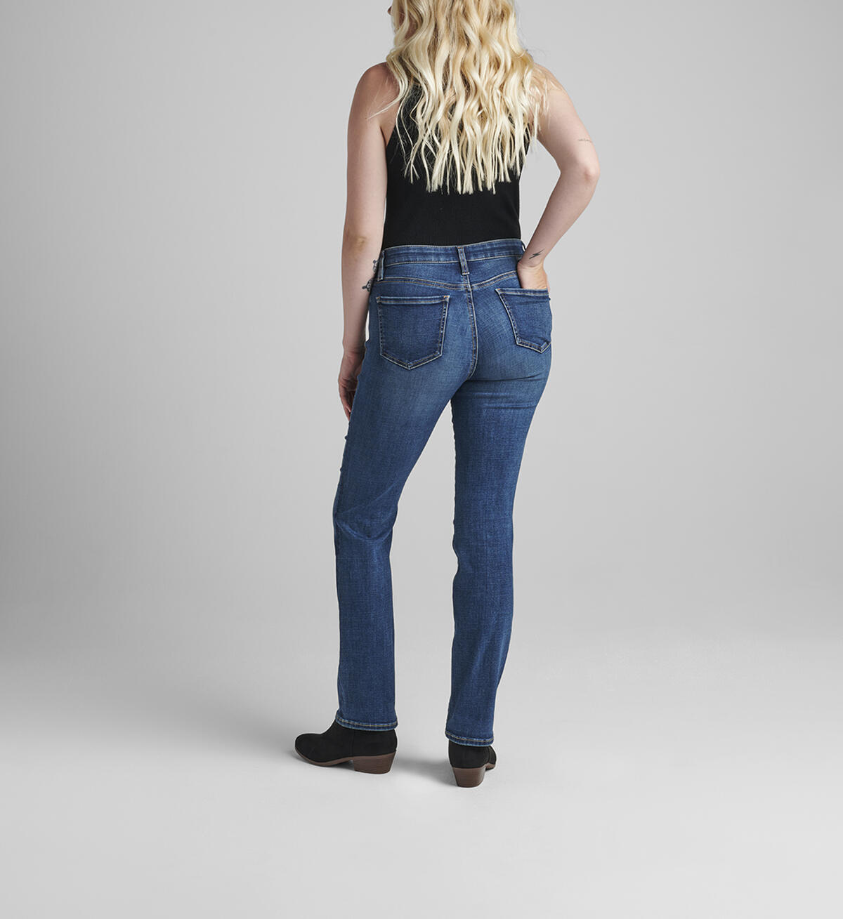 Eloise Mid Rise Bootcut Jeans, , hi-res image number 1