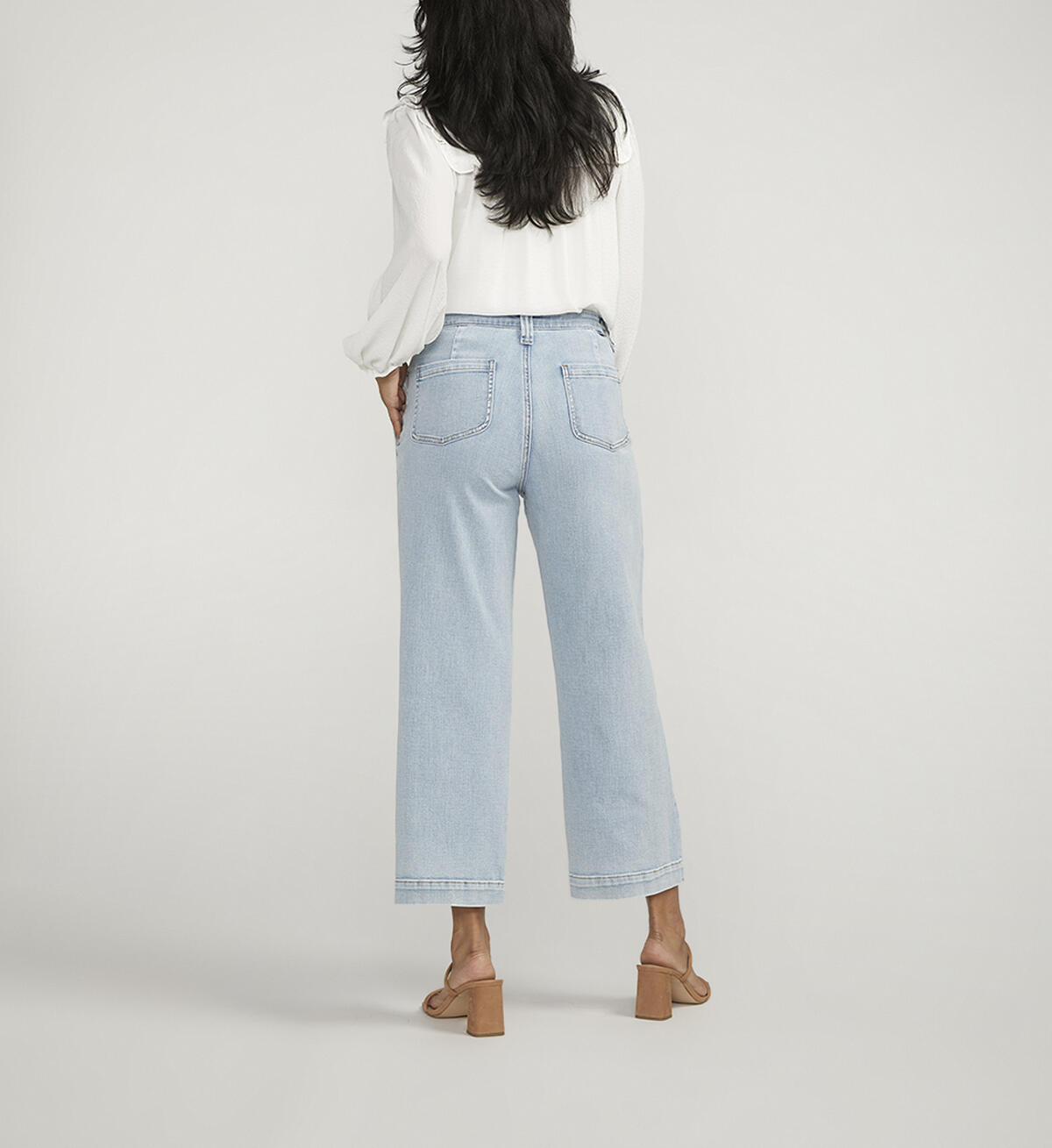 Sophia High Rise Wide Leg Cropped Jeans, Surf Spray Blue, hi-res image number 1