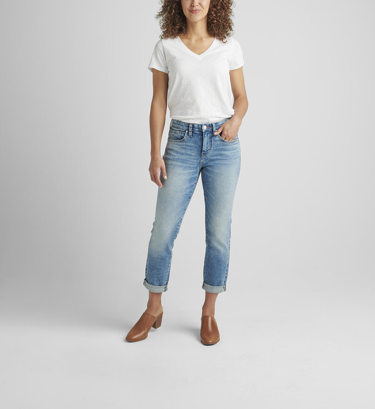 Carter Mid Rise Girlfriend Jeans, , hi-res image number 0