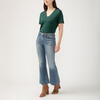 Kait Mid Rise Kick Flare Leg Jeans, Parisian Blue, hi-res image number 2