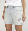 Alex Mid Rise Boyfriend Shorts, , hi-res image number 4