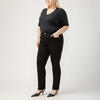 Ruby Mid Rise Straight Leg Jeans, Black, hi-res image number 2