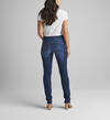 Peri Mid Rise Straight Leg Pull-On Jeans Petite, , hi-res image number 1