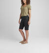 Maddie Mid Rise Bermuda Pull-On Short Petite, Black, hi-res image number 2