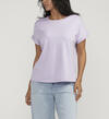 Drapey Luxe Tee, Lavender, hi-res image number 0