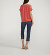 Drapey Luxe Tee, Salsa, hi-res image number 3