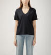 Drapey Luxe V-Neck Tee, , hi-res image number 0